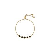 ted baker harriet: enamel heart gold tone adjustable bracelet image