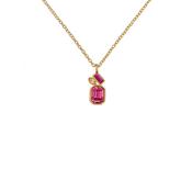 ted baker miley: crystal cluster gold tone pendant image