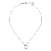 ted baker heri: crystal hoop silver tone pendant necklace image