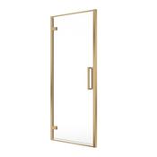 Aspect Hinged Shower Door Brushed Gold 700mm