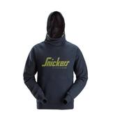 Snickers 2845 Logo Hoodie Navy Size Large
