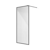 Mirage Matt Black Frame with Fluted Glass All Sizes