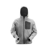 Snickers 8041 FlexiWork Fleece Hoodie Grey All Sizes