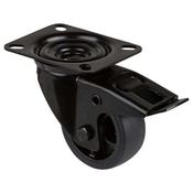 Transport Castor 80mm Brake 100kg Black Design image