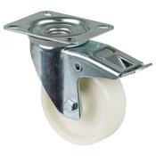 Transport Castor 100mm with Brake 125kg White image