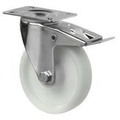 Transport Castor 125mm with Brake 175kg White