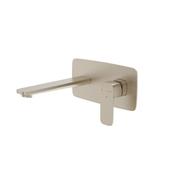Inez Wall Mounted Basin Mixer Tap Brushed Nickel image