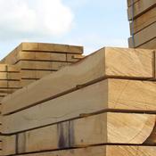Oak Sleepers Untreated 200mm x 100mm 2.4m image