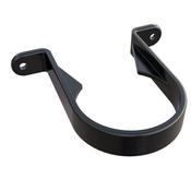 Round Pipe Clip Black