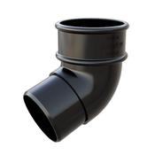 Round Offset Bend 112° Black