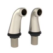 Sonas Leg Set For Thermostatic Bath Shower Mixer Brushed Nickel