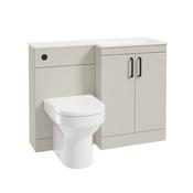 Corta 1100mm RH Combination Two Door Unit Whispering Willow-Black Handles