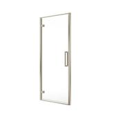 Aspect Hinged Shower Door Brushed Nickel 760mm