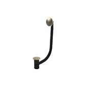 Top Fix Bath Waste With Overflow Click Clack Brushed Brass