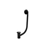 Top Fix Bath Waste With Overflow Click Clack Matt Black