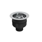 Top Fix Kitchen Strainer Waste Without Overflow Chrome