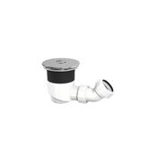 Top Fix Shower Waste With Elbow Chrome