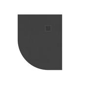 Slate Right Hand Offset Quadrant Shower Tray Anthracite 1000x800mm