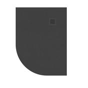 Slate Right Hand Offset Quadrant Shower Tray Anthracite 1200x900mm image