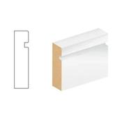 Primed MDF Square &amp; Grooved Architrave 18mm x 68mm x 5.4m