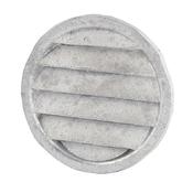 Cast Aluminium Louvre External Wall Vent Round 4"