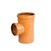 Wavin Econ. Sewer Branch 6"X4" (160mm X 110mm) 90° Double Socket image