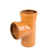 Wavin Sewer Branch 6"X6" (160mm X 160mm) 90° Double Socket image