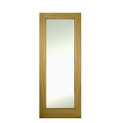 Doras Contract 1 Lite Oak Clear Glass  80"X32"