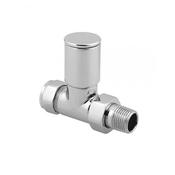 Straight Radiator Valve Round Head - Set Of 2 image