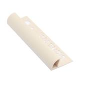 Arc Tile Trim Round Soft Cream 8mm