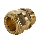 311 Brass MI x C Straight Coupler 1" x 1 1/4"