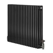 Revive 3 Column Horizontal Radiator 600mm x 904mm Black