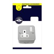 Phoenix Metal Clad Socket Switched 1 Gang image