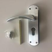 Sonnato Verona Cp/Sc Lever On Lock Plate C/W Hinges &amp; Lock