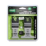 Smart 2 Piece Rapid Wood Blade Set