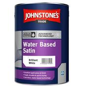 Johnstones Trade Water Based Satin Brilliant White 5 ltr