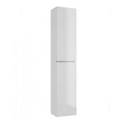 Scandinavian 300mm Wall Column Unit Gloss White image