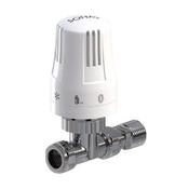 Straight Thermostatic Valve &amp; Lockshield Set