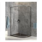 Aspect 8mm Single Door Offset Quadrant Chrome