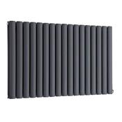 Vaporo Nika Horizontal Double Radiator 600mm x 1190mm Anthracite