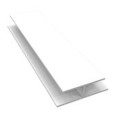 Hollow Soffit uPVC "H" Joint Trim White