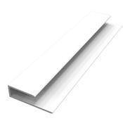 Hollow Soffit uPVC "J" Trim/Starter Trim White