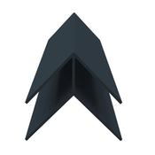 External Soffit uPVC Corner Trim Black