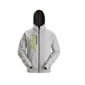 Snickers 2846 Logo Full Zip Hoodies Grey