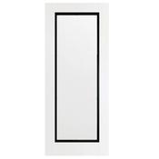 Doras Daiken Shaker Black on White 80"x32"