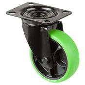 Transport Castor 100mm Swivel 110kg Black/Green