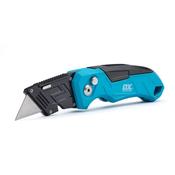 Ox Pro Heavy-Duty Fixed Blade Folding Knife - Includes 3 Blades