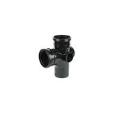 Pipelife 4" Soil 90 Degree Access Branch Black
