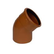 Pipelife 6" Single Socket Sewer Bend 45° image