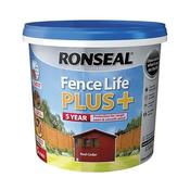 Ronseal Fence life Plus 5ltr Red Cedar image